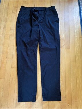 Calvin Klein Men's Black Dress Pants - Classic Slim Fit
